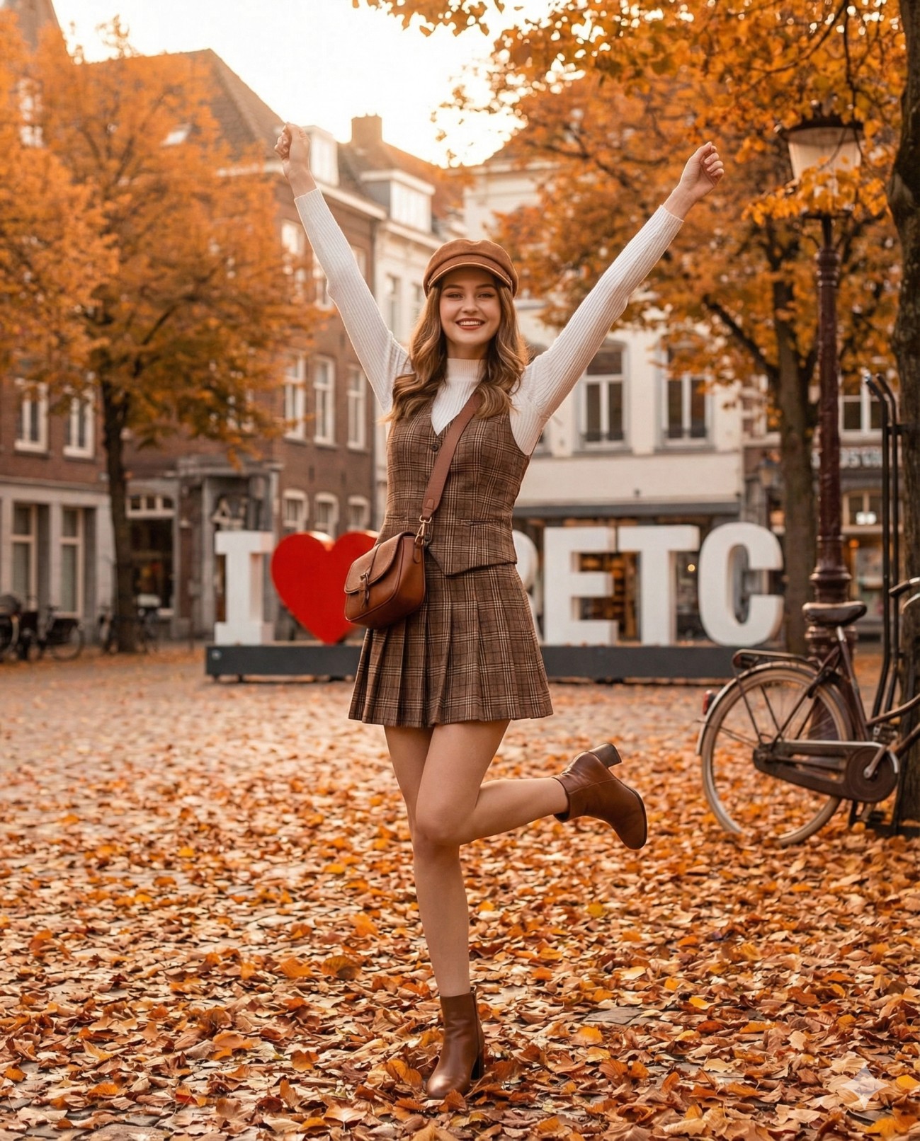 استایل کژوال با دوچرخه شهری