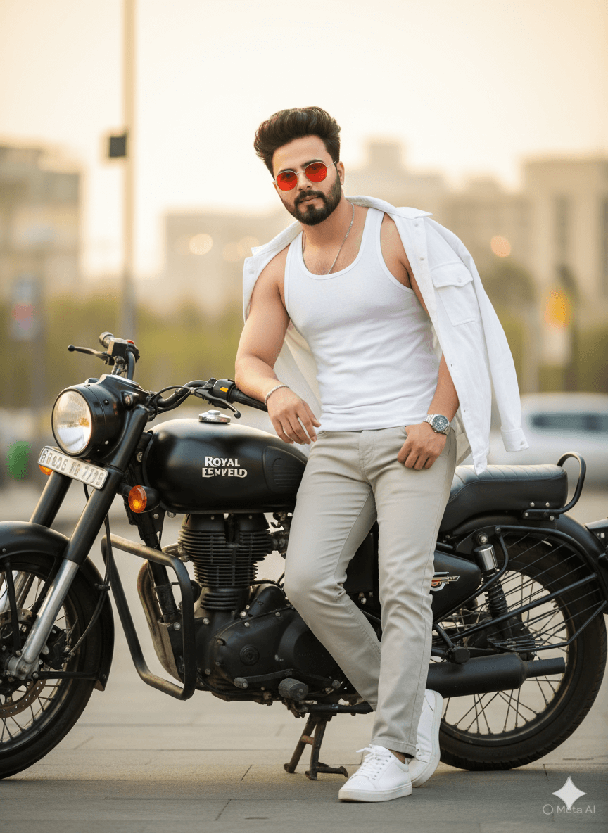 استایل کژوال با دوچرخه شهری