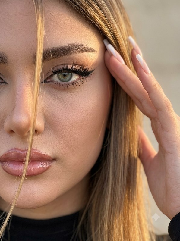 کلوزآپ بیوتی با نور طلایی