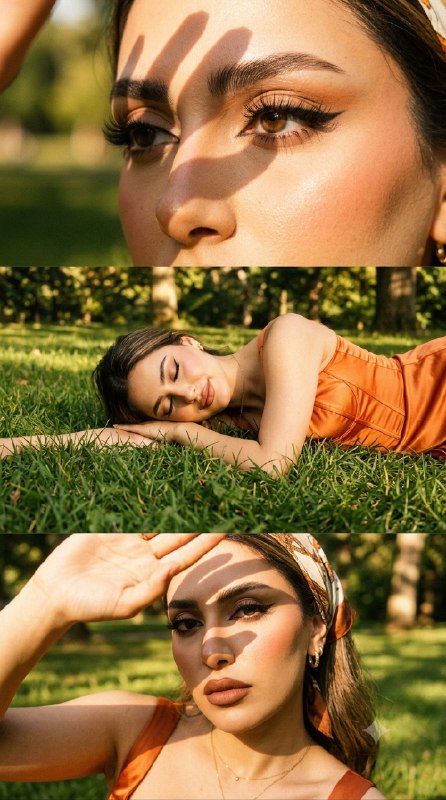 کلاژ سهقسمتی با استایل نوستالژیک Y2K