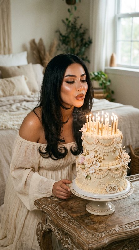 فوت کردن شمعها، اما با حالوهوای Vogue!