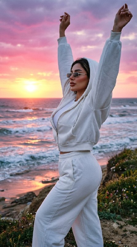 رقص با موجها — یک پرتره سینمایی و آزاد در غروب به...