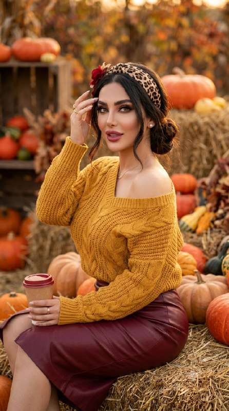 پاییز، قهوه و یک استایل گرم و خاص