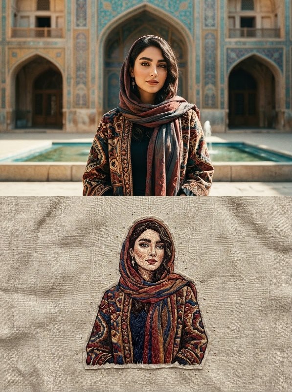️ خاطرات سفر، این بار با هنر گلدوزی!