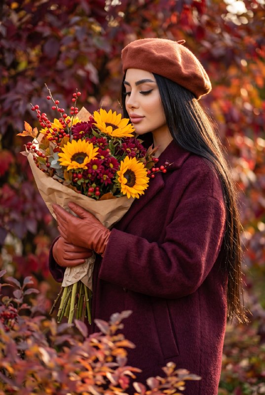 عطر پاییز در آغوش گلها!