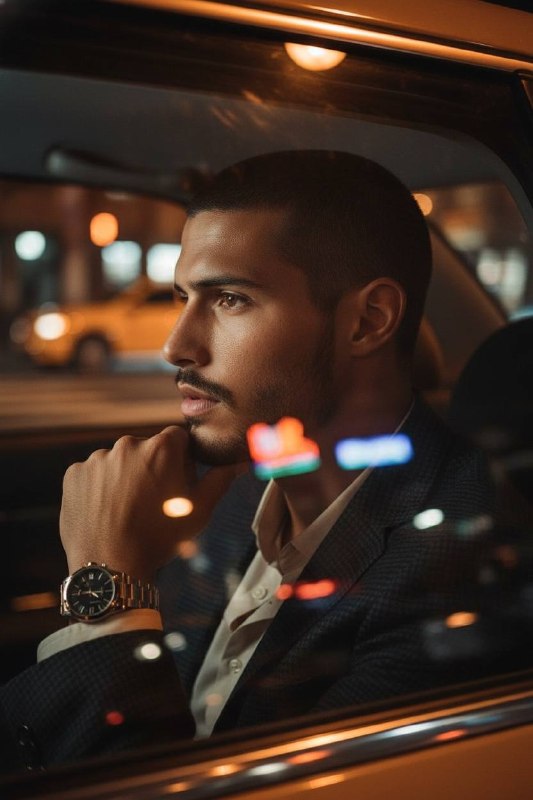 پرتره شیک مردانه در تنالیته سیاهوسفید نوآر