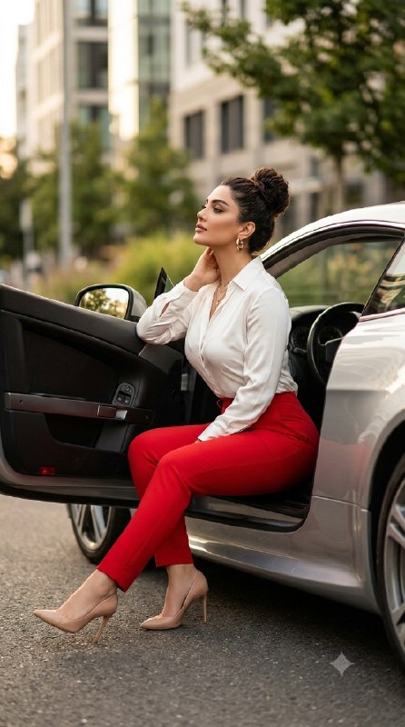 زنانه و ماشین